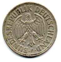 Alemanha - 1954F - 1 Mark - Foto 2