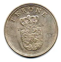 Dinamarca - 1968 - 1 Krone