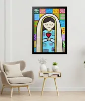 Quadro Nossa Senhora de Fátima - Frete Grátis — imagem 2