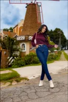Blusa Tricot Revanche Manga Longa Vinho Bordô - Foto 3