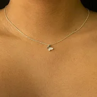 Choker de Prata Alta - Borboleta com Pedras - CL226  - Foto 2