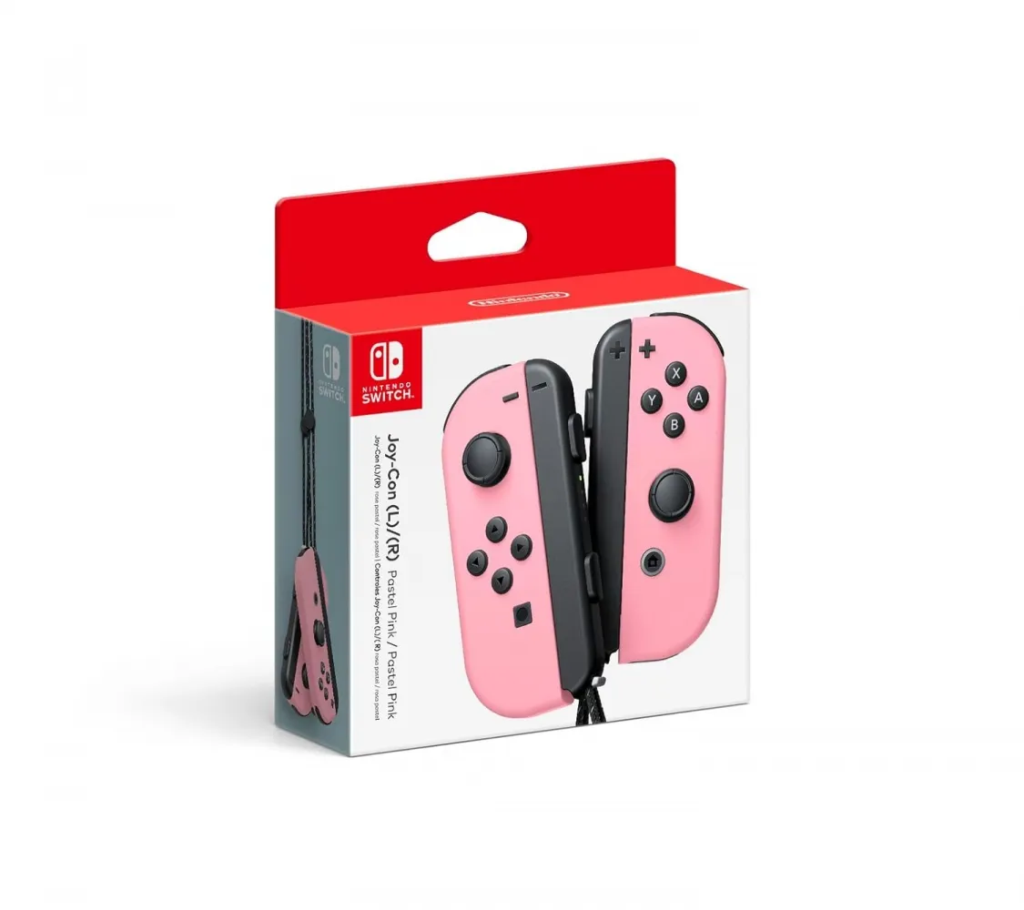 Controle Joy-Con L/R Pastel Pink Rosa - Nintendo Switch