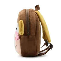 Mochila Infantil Ladyzone Zoo Macaco  Pré-Escolar Unissex  - Foto 4