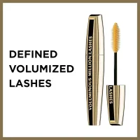 Máscara de Cílios  L'Oreal Paris Voluminous Million Lashes Black Noir - Cor 645– 9ml - Foto 4