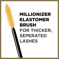 Máscara de Cílios  L'Oreal Paris Voluminous Million Lashes Black Noir - Cor 645– 9ml - Foto 5
