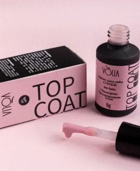 VÒLIA - Frasco - Topcoat Selante - COVER ( Alto Brilho )  - 9g  - Foto 2