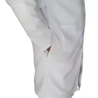 Jaleco Unissex 100% Algodão Manga Longa e Botão - Foto 7