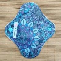Absorvente Ecológico PP - AZUL MANDALA - Levíssimo diário