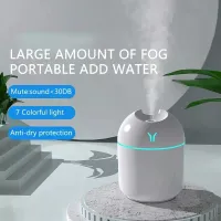 Mini-Umidificador De Ar Ultra-Sônico Branco USB  - Foto 2