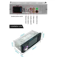 Multimidia 1 Din Tela 5 Pol / Radio / MP3 / Videos - Foto 4