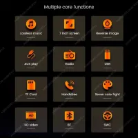 Multimidia 1 Din - Tela de 7 Pol / MP3 - Radio - Espelhamento - Bluetoth - Foto 2