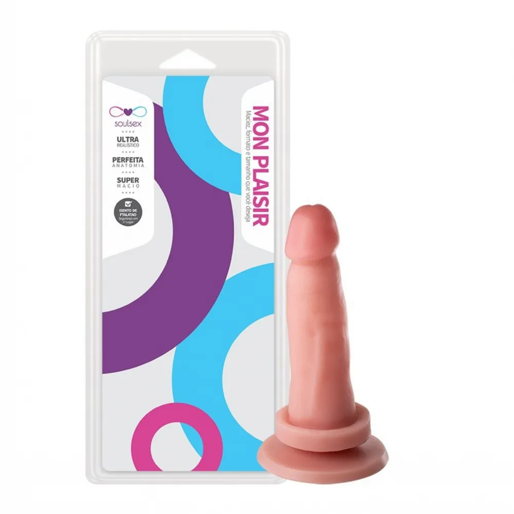 PRÓTESE PVC COM VENTOSA 13,5CM