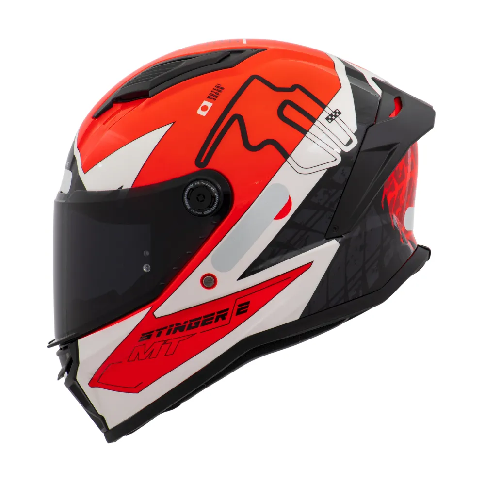 CAPACETE MT STINGER 2 GRAND PRIX JAPAN