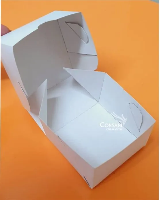  Cx. P/ Doces e Salgados (Ideal P/ 4  Doces)  - DELIVERY Imagem