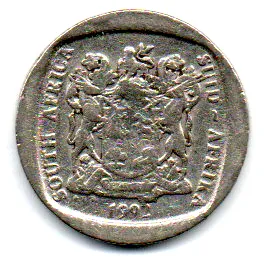 África do Sul - 1992 - 1 Rand Imagem