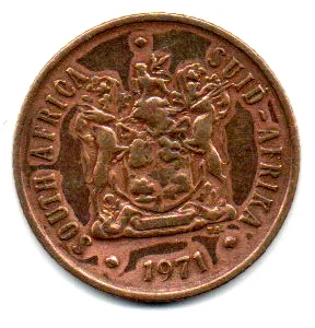 África do Sul - 1971 - 2 Cents