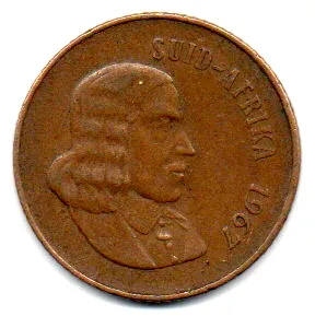 África do Sul - 1967 - 2 Cents