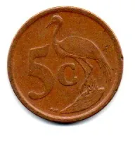 África do Sul - 2006 - 5 Cents - Foto 2