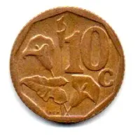 África do Sul - 2007 - 10 Cents - Foto 2