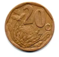 África do Sul - 2008 - 20 Cents - Foto 2