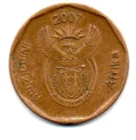 África do Sul - 2007 - 20 Cents