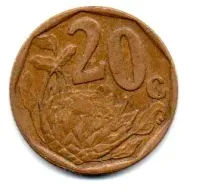 África do Sul - 2007 - 20 Cents - Foto 2