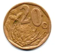 África do Sul - 2010 - 20 Cents - Foto 2