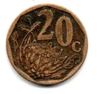 África do Sul - 2004 - 20 Cents - Foto 2