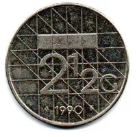Holanda - 1990 - 2 1/2 Gulden