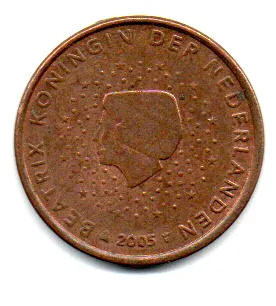 Holanda - 2005 - 5 Euro Cent