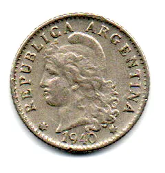 Argentina - 1940 - 5 Centavos Imagem