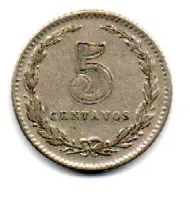 Argentina - 1940 - 5 Centavos - Foto 2
