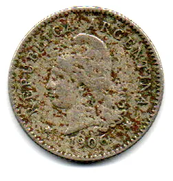 Argentina - 1906 - 10 Centavos