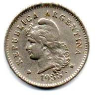 Argentina - 1933 - 10 Centavos