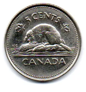 Canadá - 2002 - 5 Cents - Comemorativa - Jubileu de Ouro Rainha Elizabeth