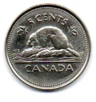 Canadá - 2002 - 5 Cents - Comemorativa - Jubileu de Ouro Rainha Elizabeth