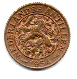 Antilhas Holandesas - 1954 - 1 Cent