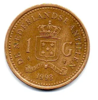 Antilhas Holandesas - 1993 - 1 Gulden