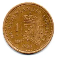 Antilhas Holandesas - 1993 - 1 Gulden