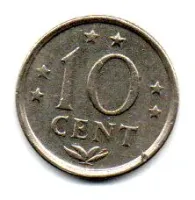 Antilhas Holandesas - 1970 - 10 Cent - Foto 2