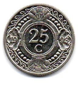 Antilhas Holandesas - 1993 - 25 Cent