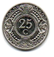 Antilhas Holandesas - 1993 - 25 Cent