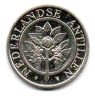Antilhas Holandesas - 1993 - 25 Cent - Foto 2