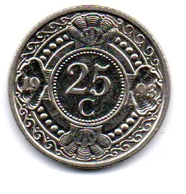 Antilhas Holandesas - 1993 - 25 Cent
