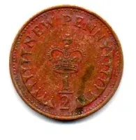 Reino Unido - 1971 - 1/2 Penny - Foto 2