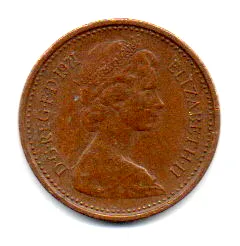 Reino Unido - 1971 - 1/2 Penny