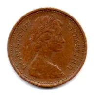 Reino Unido - 1971 - 1/2 Penny