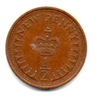 Reino Unido - 1971 - 1/2 Penny - Foto 2