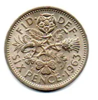 Reino Unido - 1963 - 6 Pence