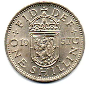 Reino Unido - 1957 - 1 Shilling